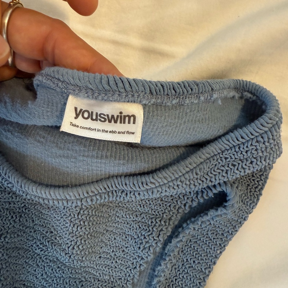 Youswim Textured Blue Swimwear